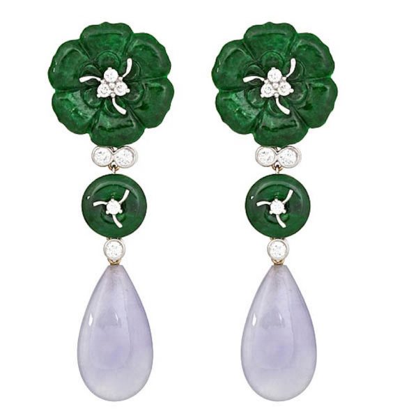 Three Jade Earrings
