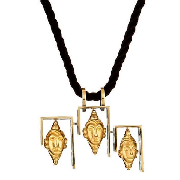 Imperial Buddha Head Necklace