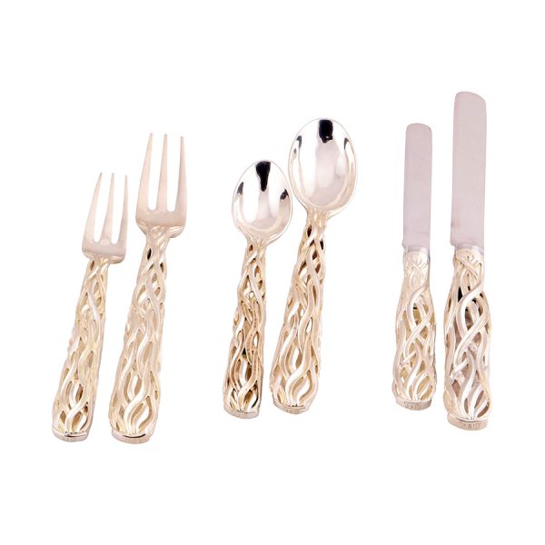 A One-Time Edition of Eighty Place Settings of Hand Made Flatware