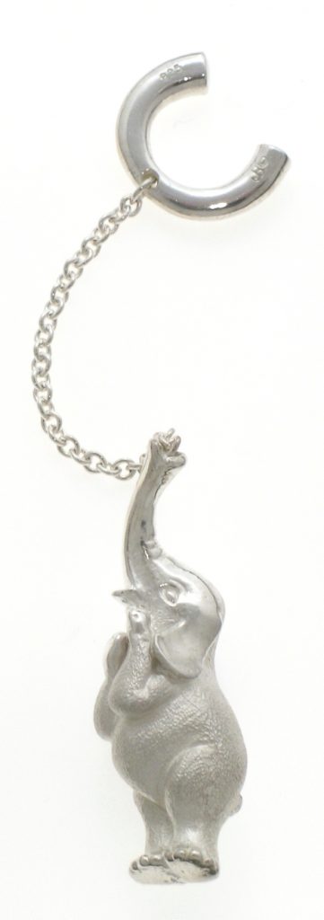 K Baby Elephant Keychain