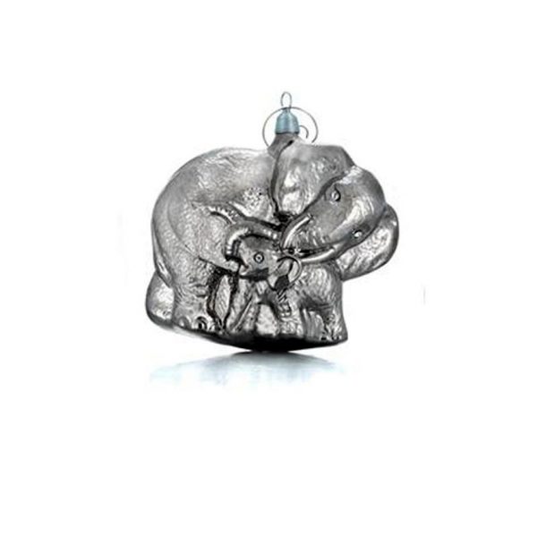 CO Elephant Mother and Baby Ornament