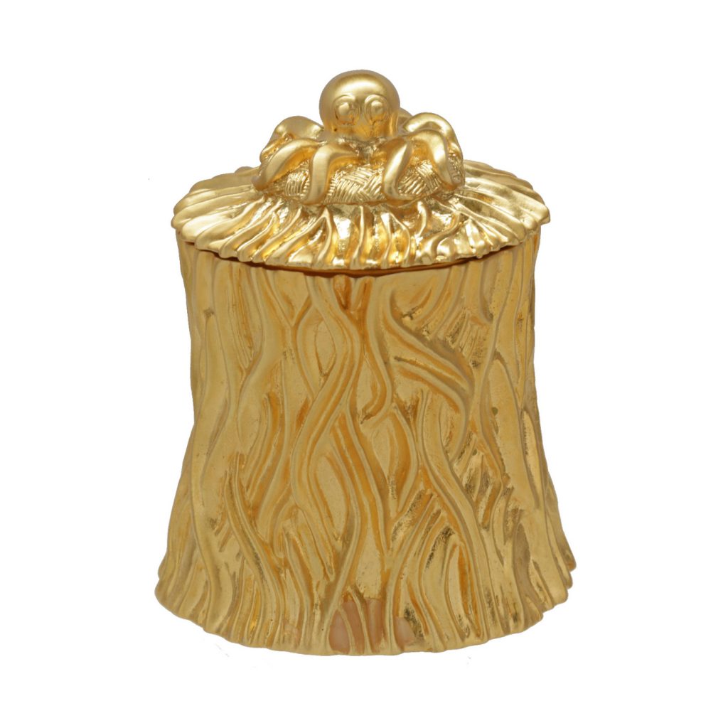 Shore Grass Sugar Bowl Gold