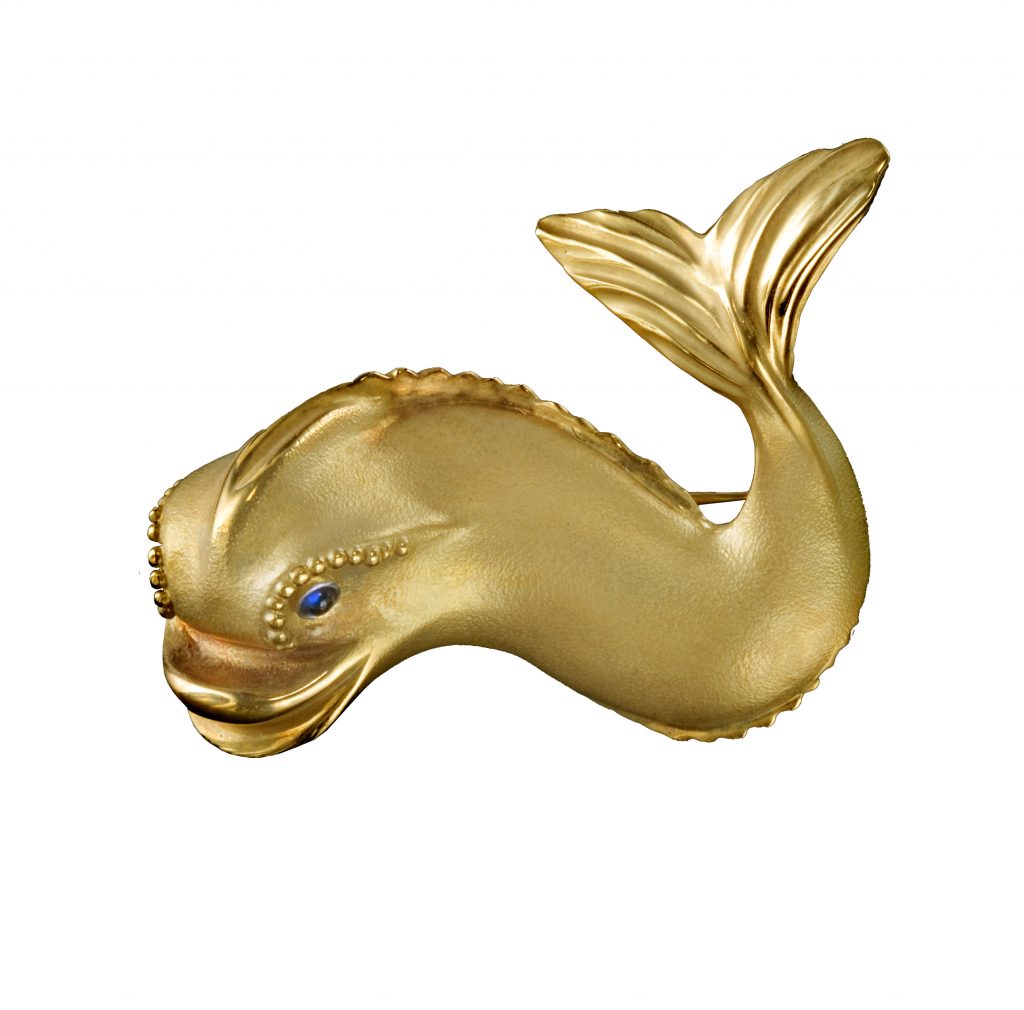 Renaissance Dolphin Brooch