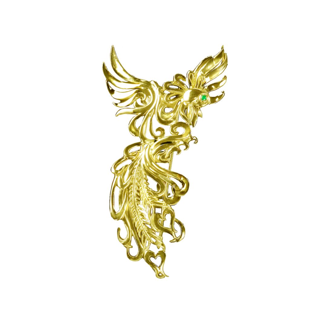 Phoenix Brooch