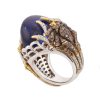 Spider and Web Ring With Tanzanite 1