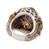 Spider and Web Ring With Tanzanite 2